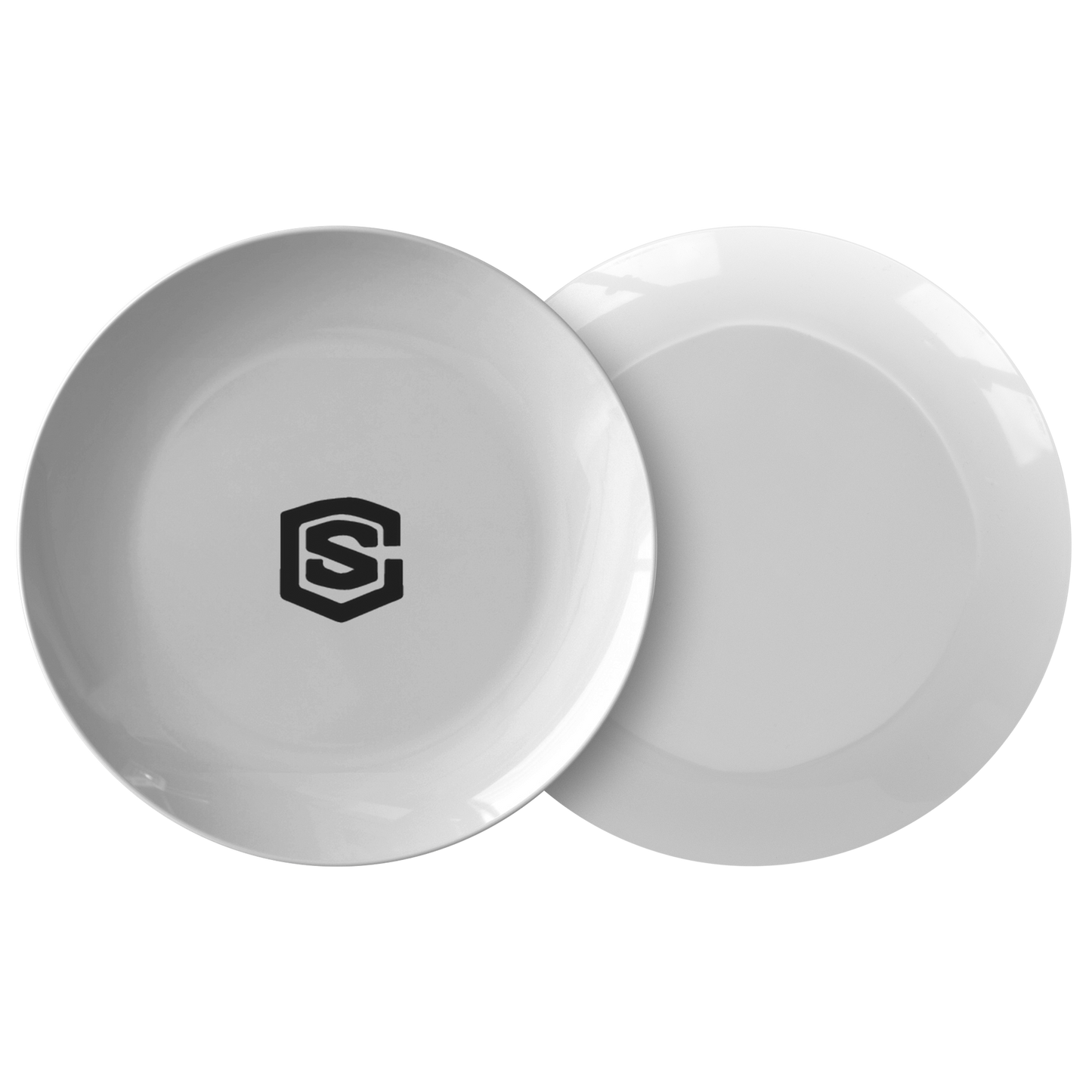 Plate WITH BLACK LOGO