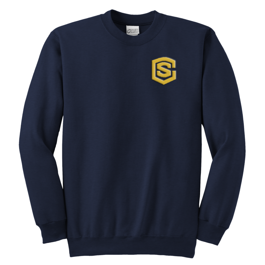 Youth Crewneck Sweatshirt WITH GOLD LOGO