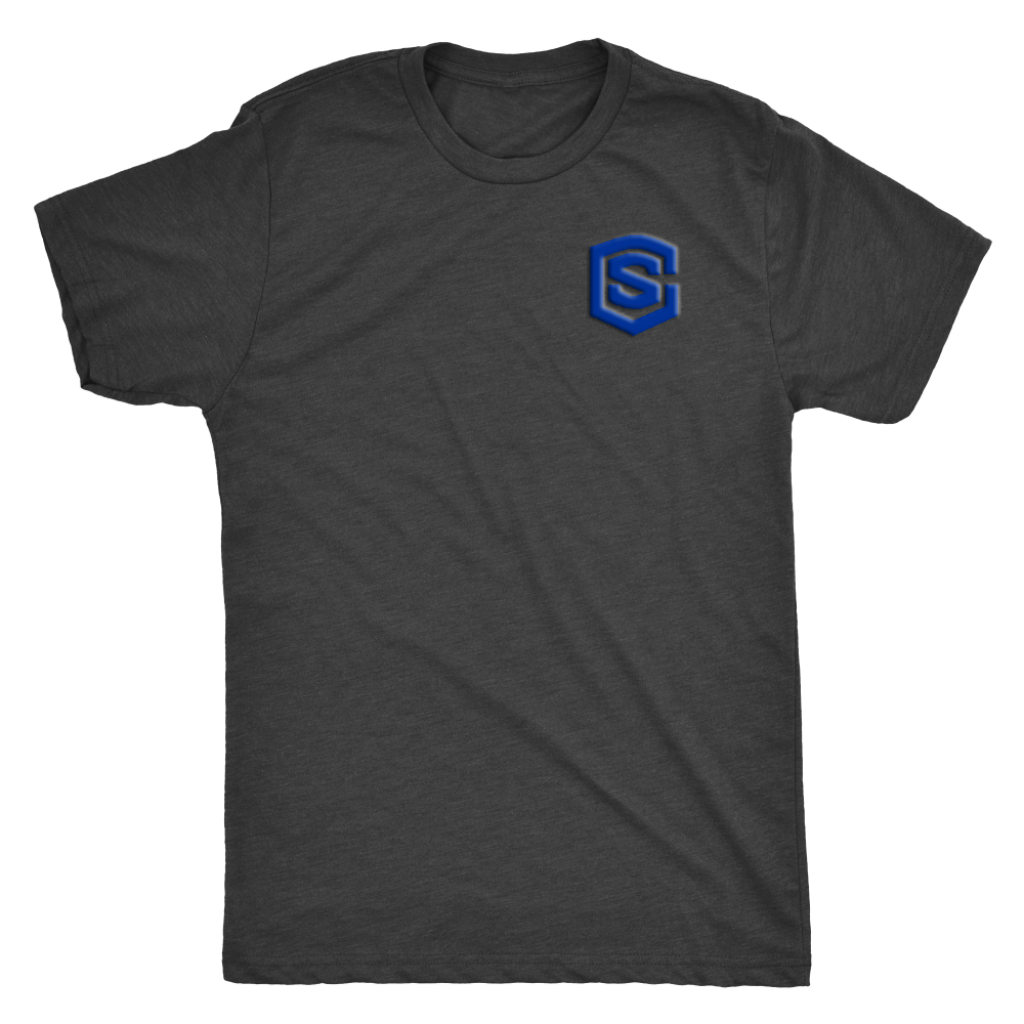 Next Level Mens Triblend WITH BLUE LOGO