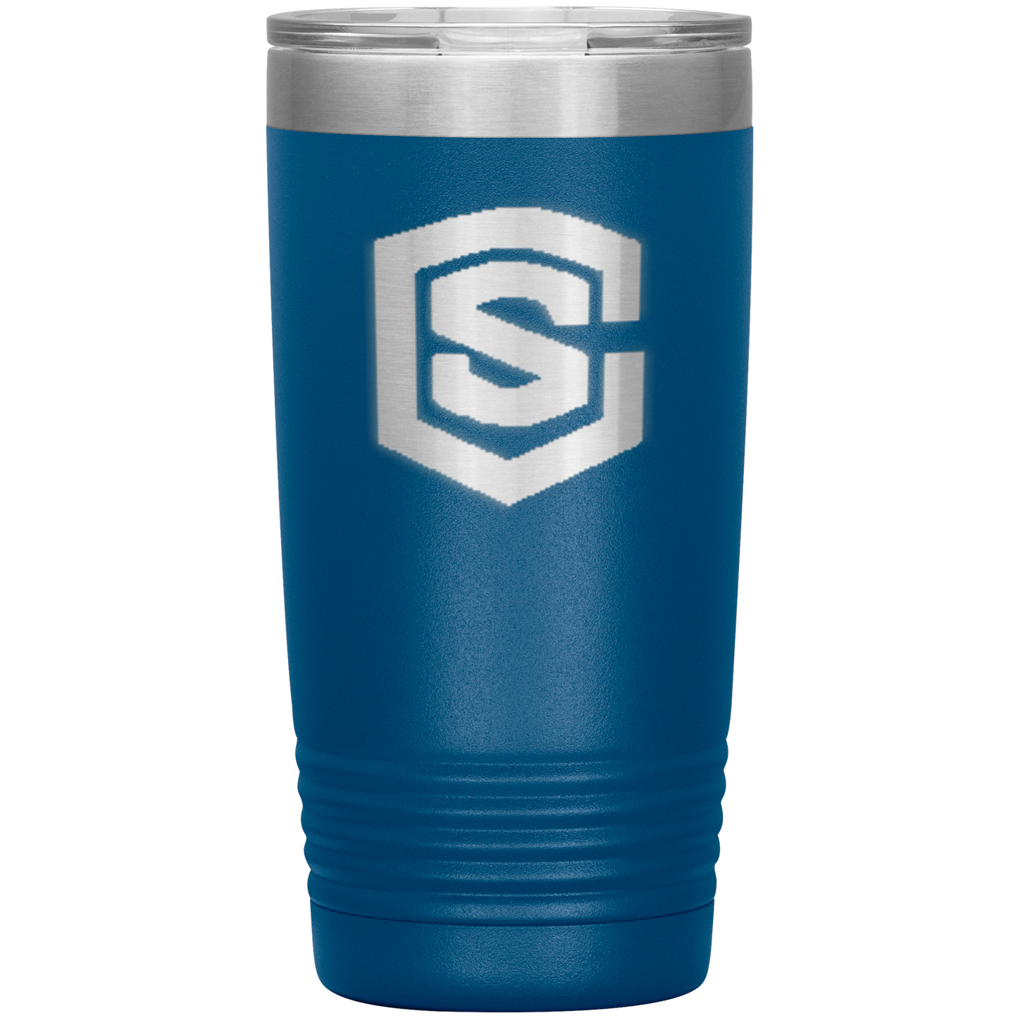 20oz Vacuum Tumbler Silver Logo