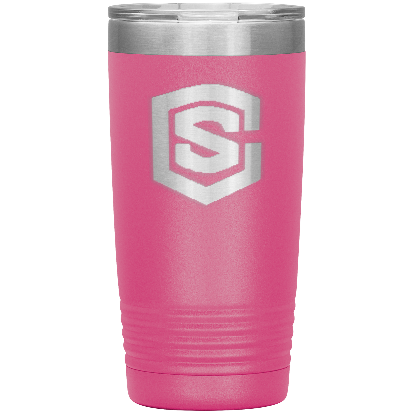 20oz Vacuum Tumbler Silver Logo