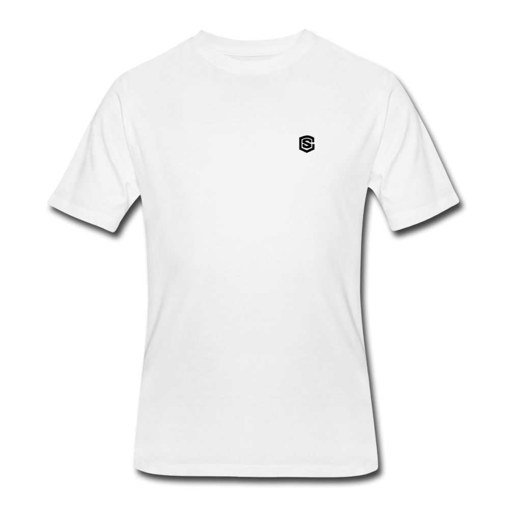Men’s 50/50 T-Shirt WITH BLACK LOGO - white