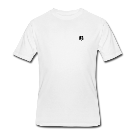 Men’s 50/50 T-Shirt WITH BLACK LOGO - white
