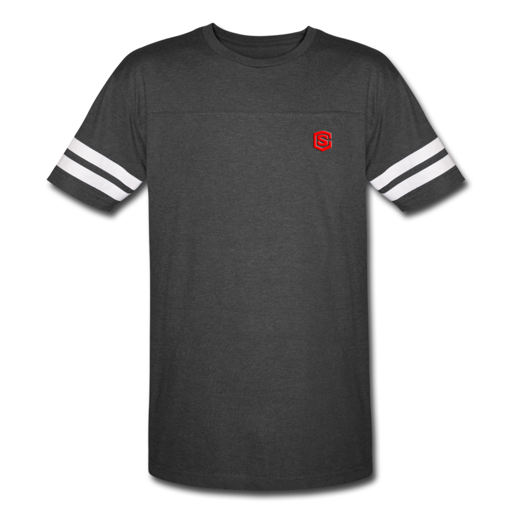 Vintage Sport T-Shirt WITH RED  LOGO - vintage smoke/white