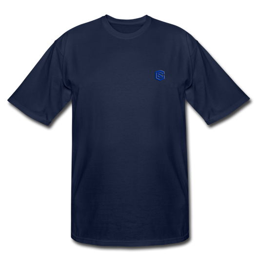 Men's Tall T-Shirt WITH BLUE LOGO - navy