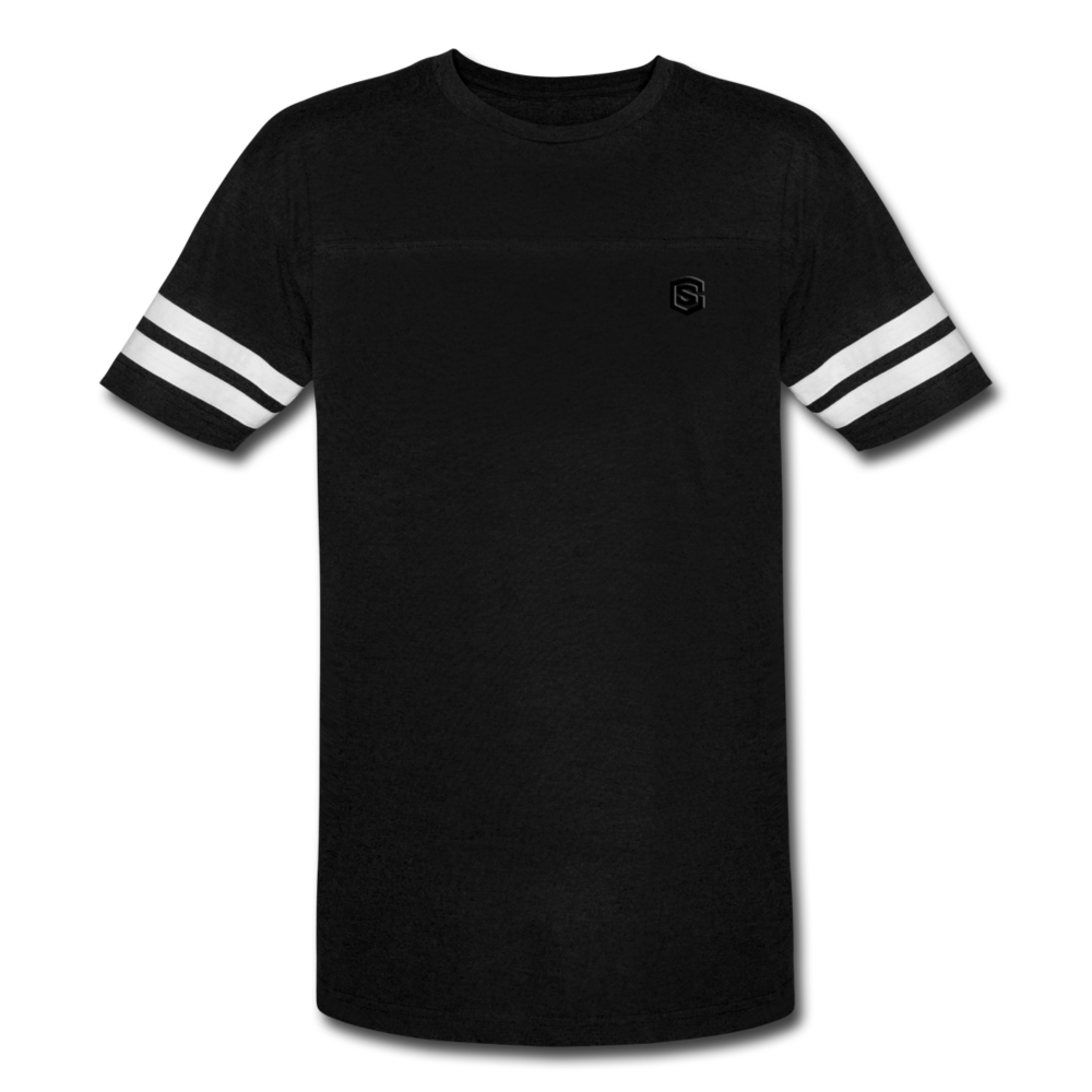 Vintage Sport T-Shirt WITH BLACK LOGO - black/white