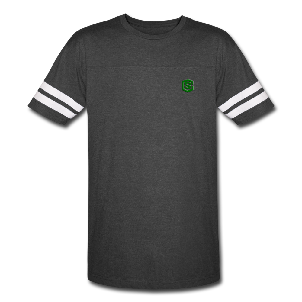 Vintage Sport T-Shirt WITH GREEN LOGO - vintage smoke/white