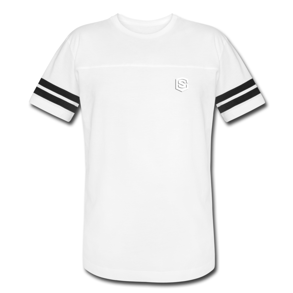 Vintage Sport T-Shirt WITH WHITE LOGO - white/black