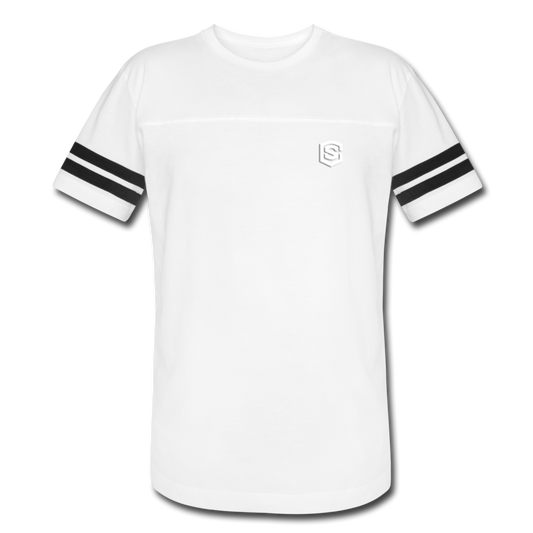 Vintage Sport T-Shirt WITH WHITE LOGO - white/black