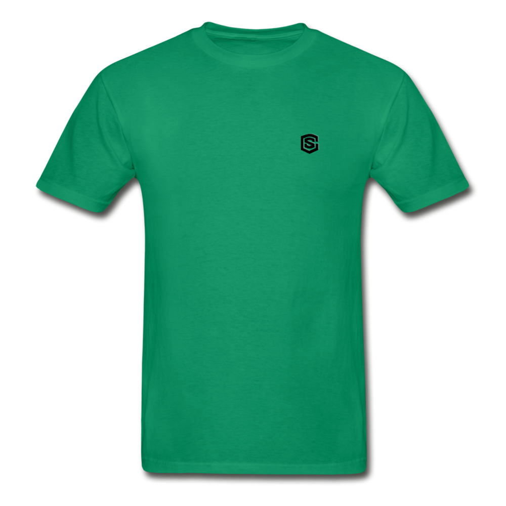 Hanes Adult Tagless T-Shirt WITH BLACK  LOGO - kelly green