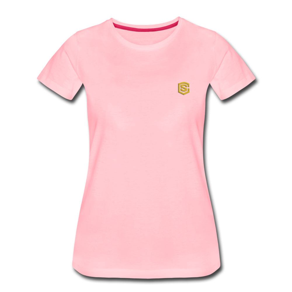 Women’s Premium T-Shirt WITH GOLD LOGO - pink
