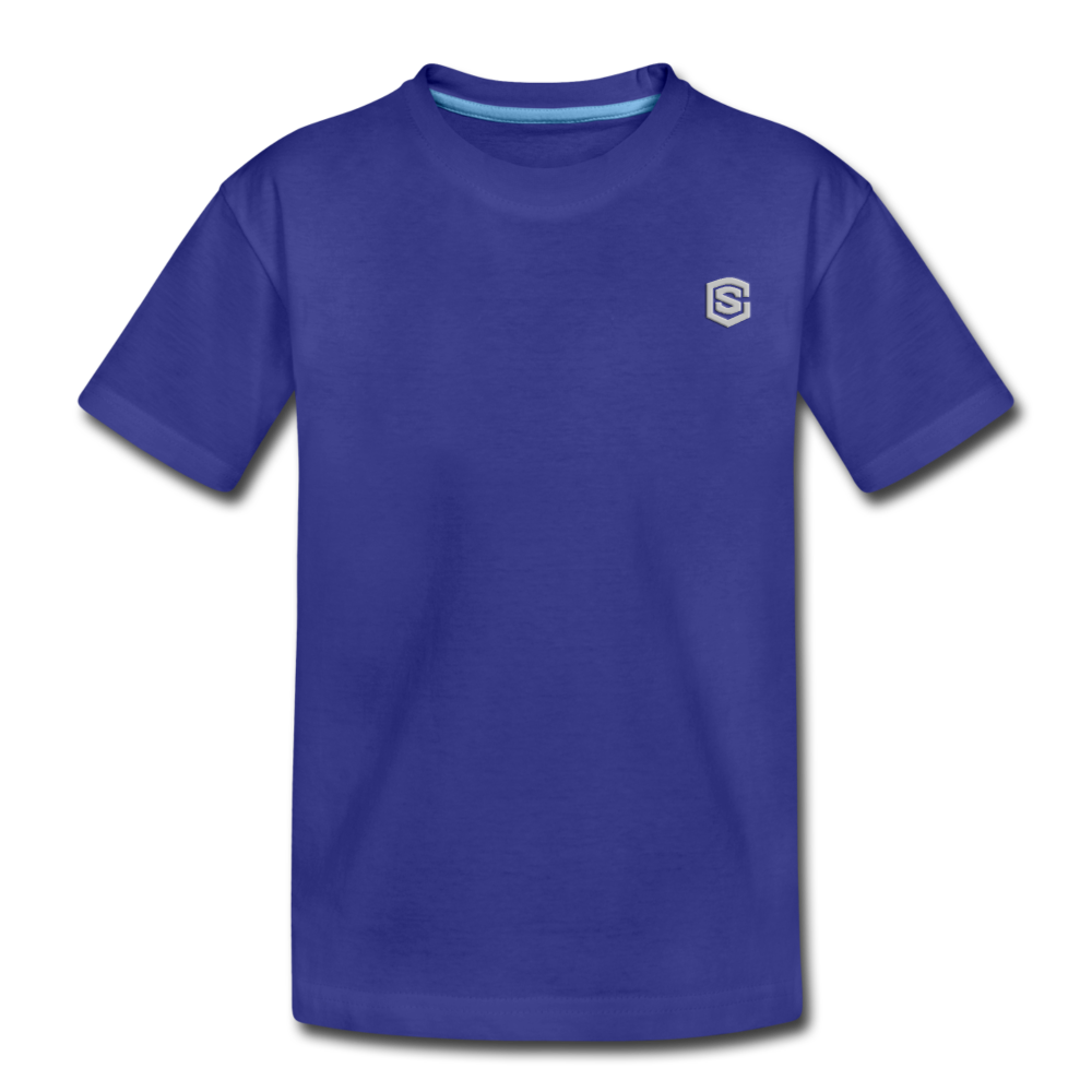 Toddler Premium T-Shirt WITH SILIVER LOGO - royal blue