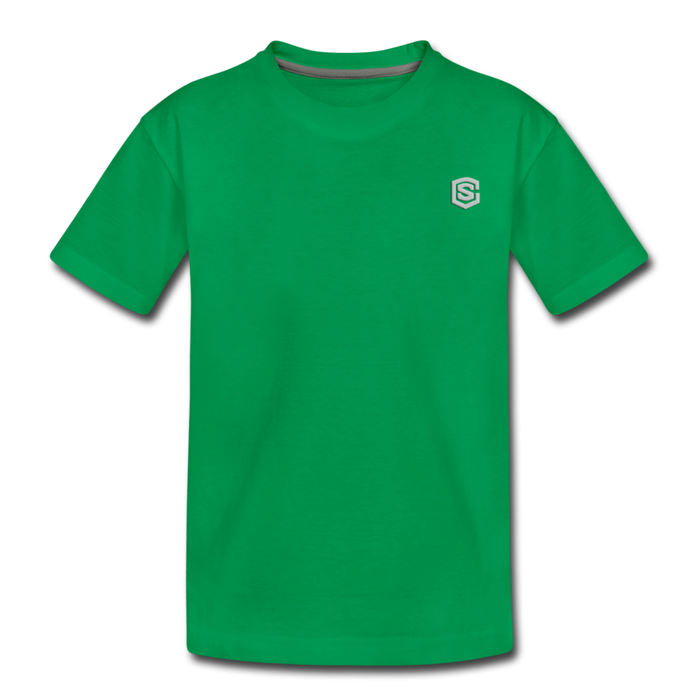 Toddler Premium T-Shirt WITH SILIVER LOGO - kelly green