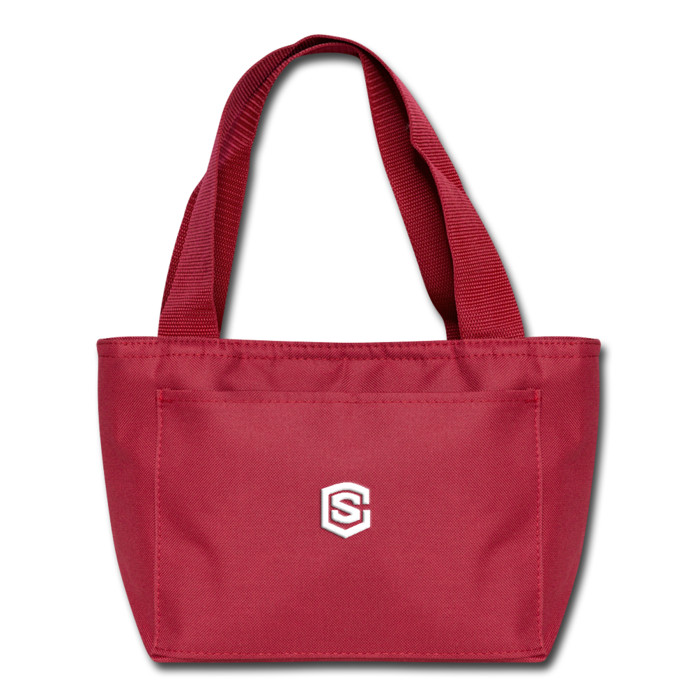Lunch Bag WITH WHITE LOGO - red