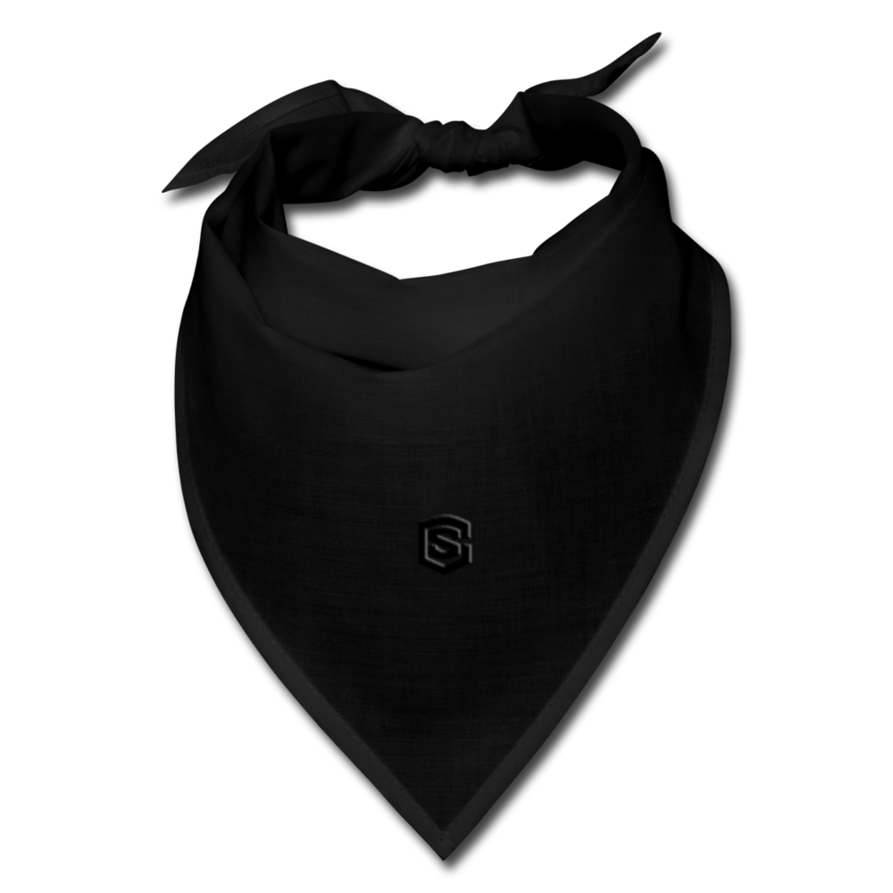 Bandana WITH BLACK LOGO - black