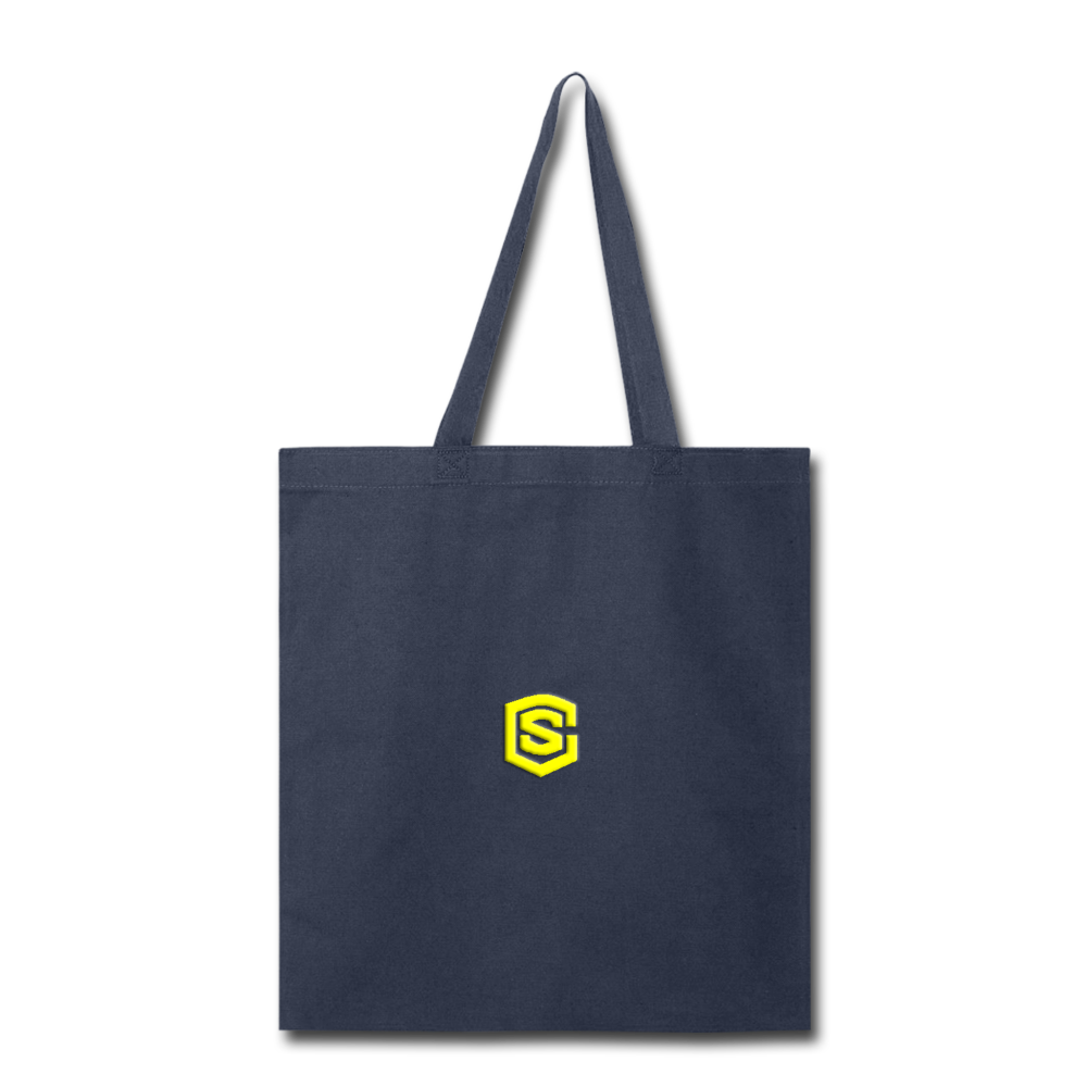 Tote Bag WITH YELLOW LOGO - navy
