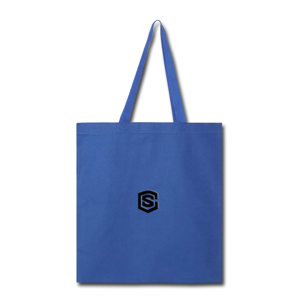 Tote Bag WITH BLACK LOGO - royal blue