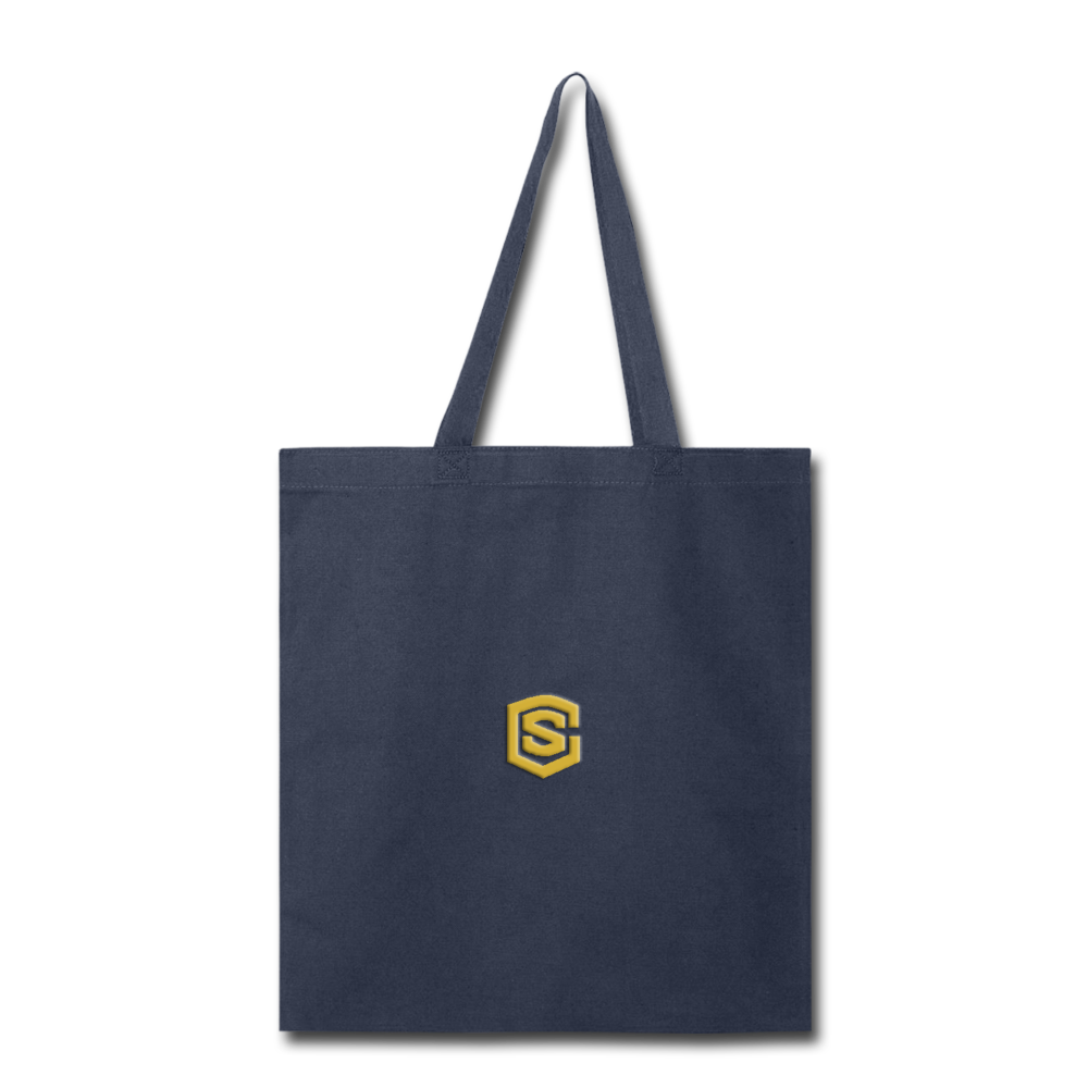 Tote Bag WITH GOLD LOGO - navy
