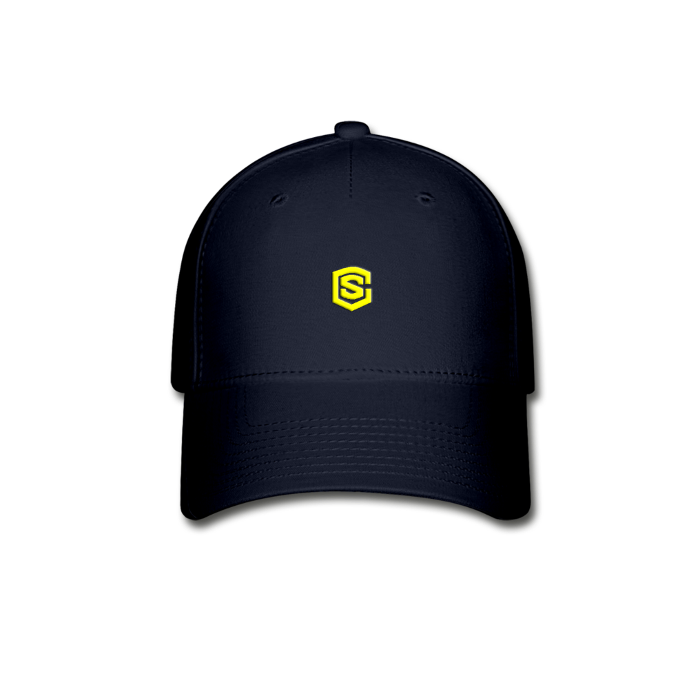 Baseball Cap WITH YELLOW LOGO - navy