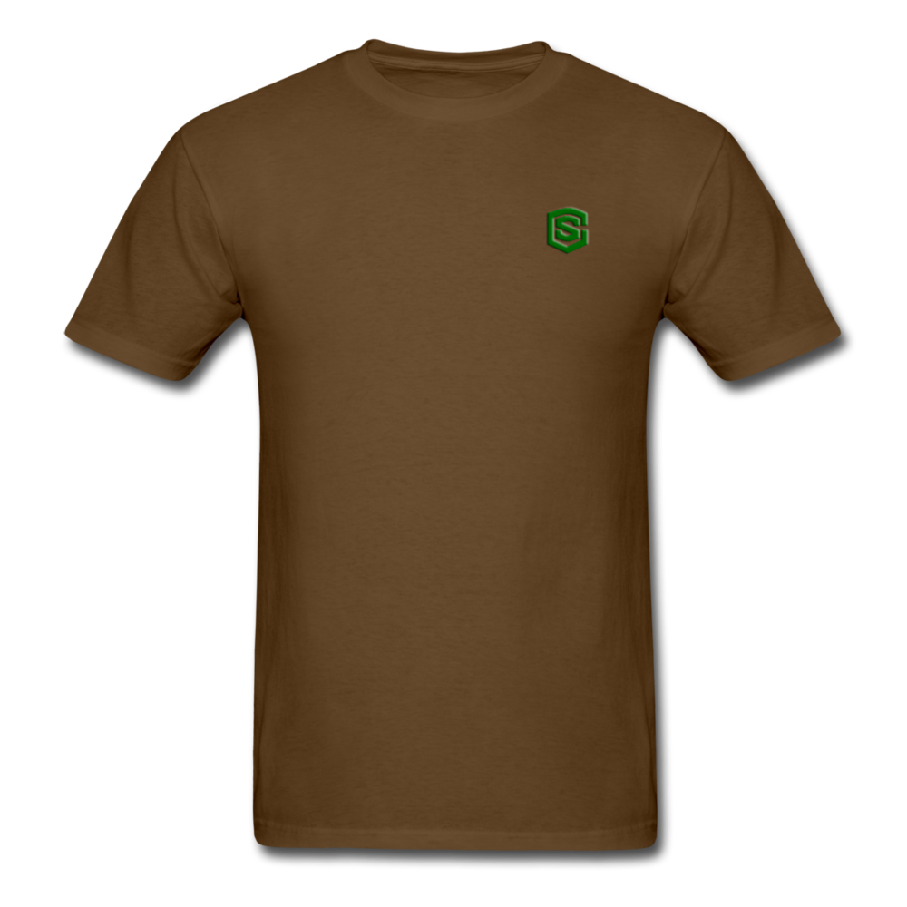 Unisex Classic T-Shirt WITH GREEN LOGO - brown