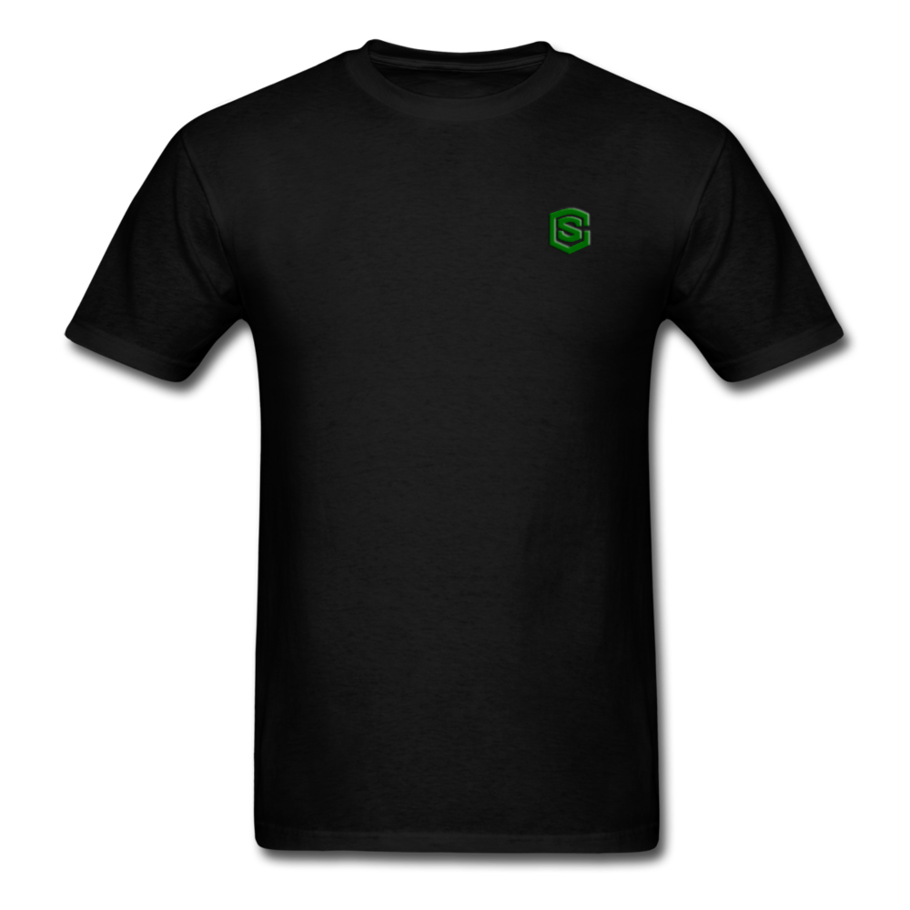 Unisex Classic T-Shirt WITH GREEN LOGO - black