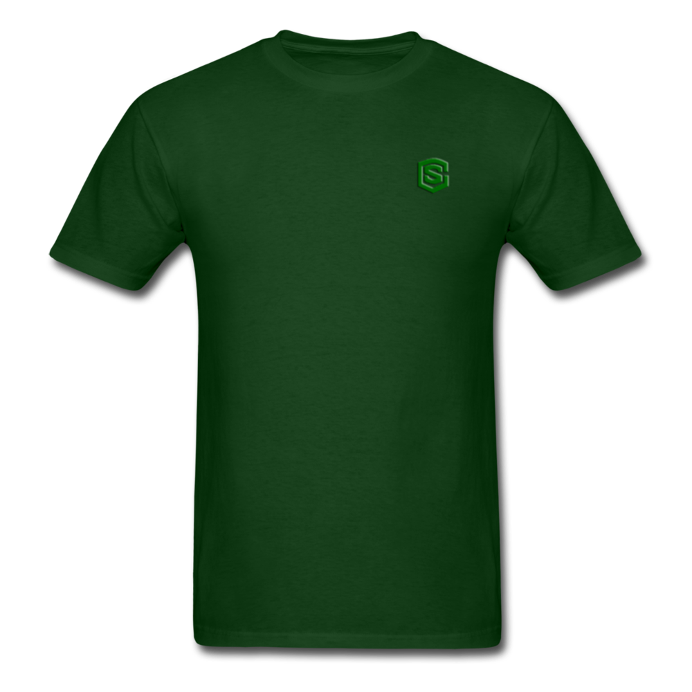 Unisex Classic T-Shirt WITH GREEN LOGO - forest green