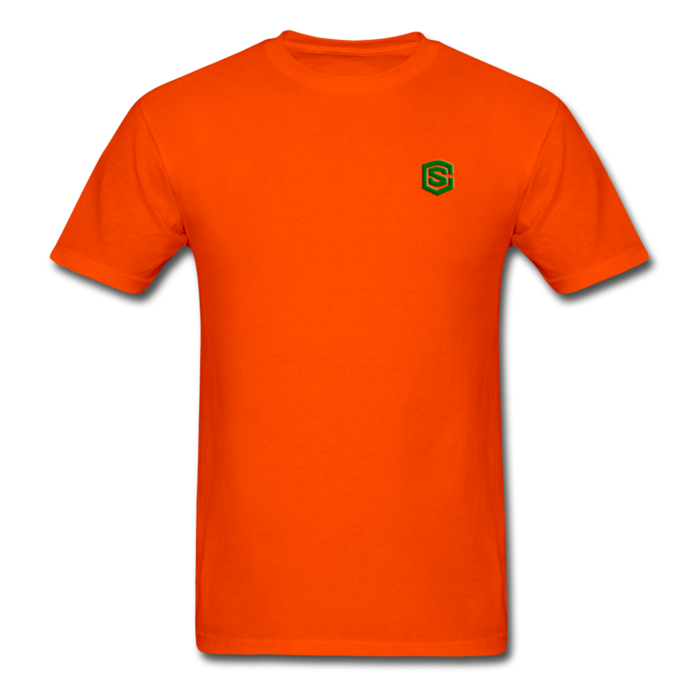 Unisex Classic T-Shirt WITH GREEN LOGO - orange