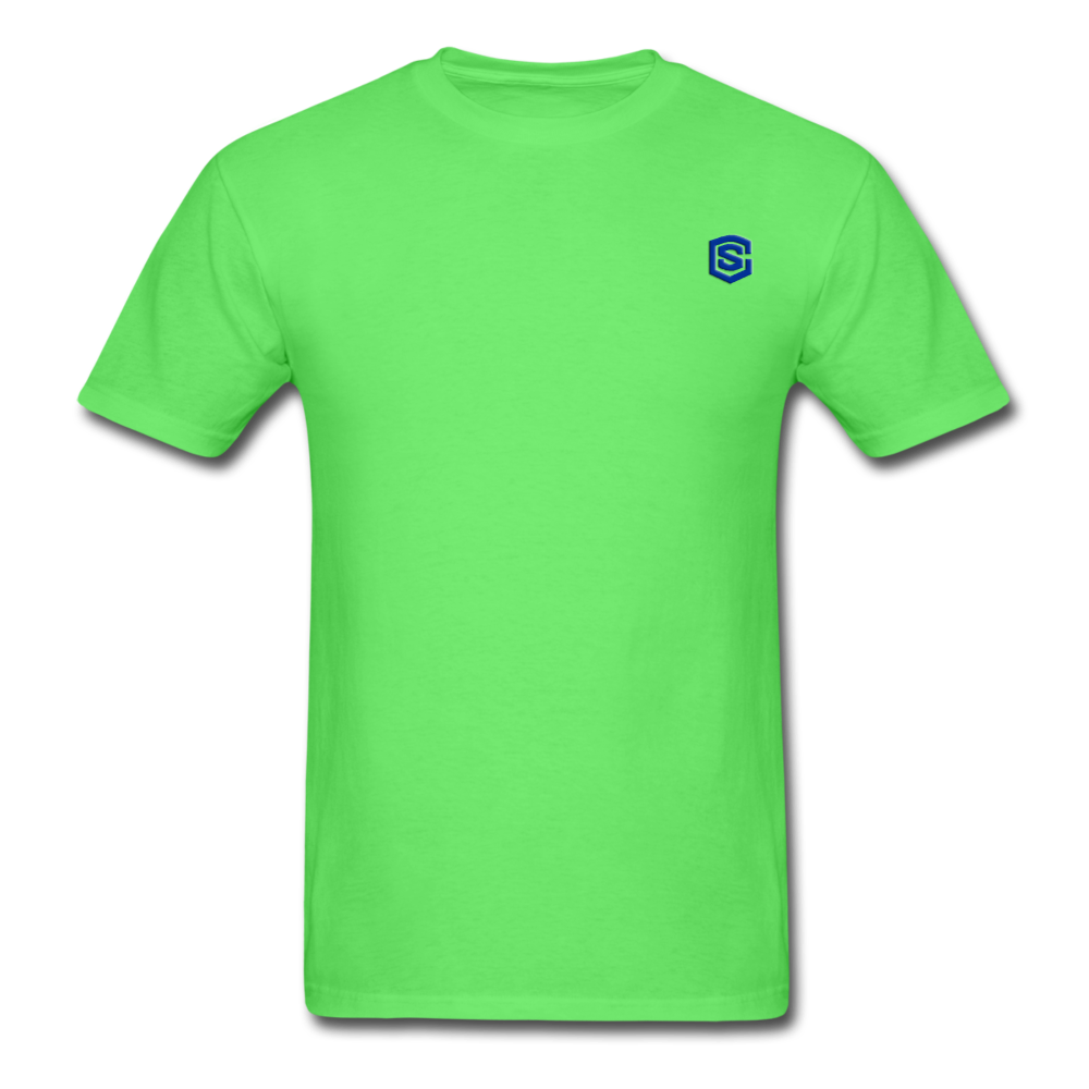 Unisex Classic T-Shirt with BLUE logo - kiwi