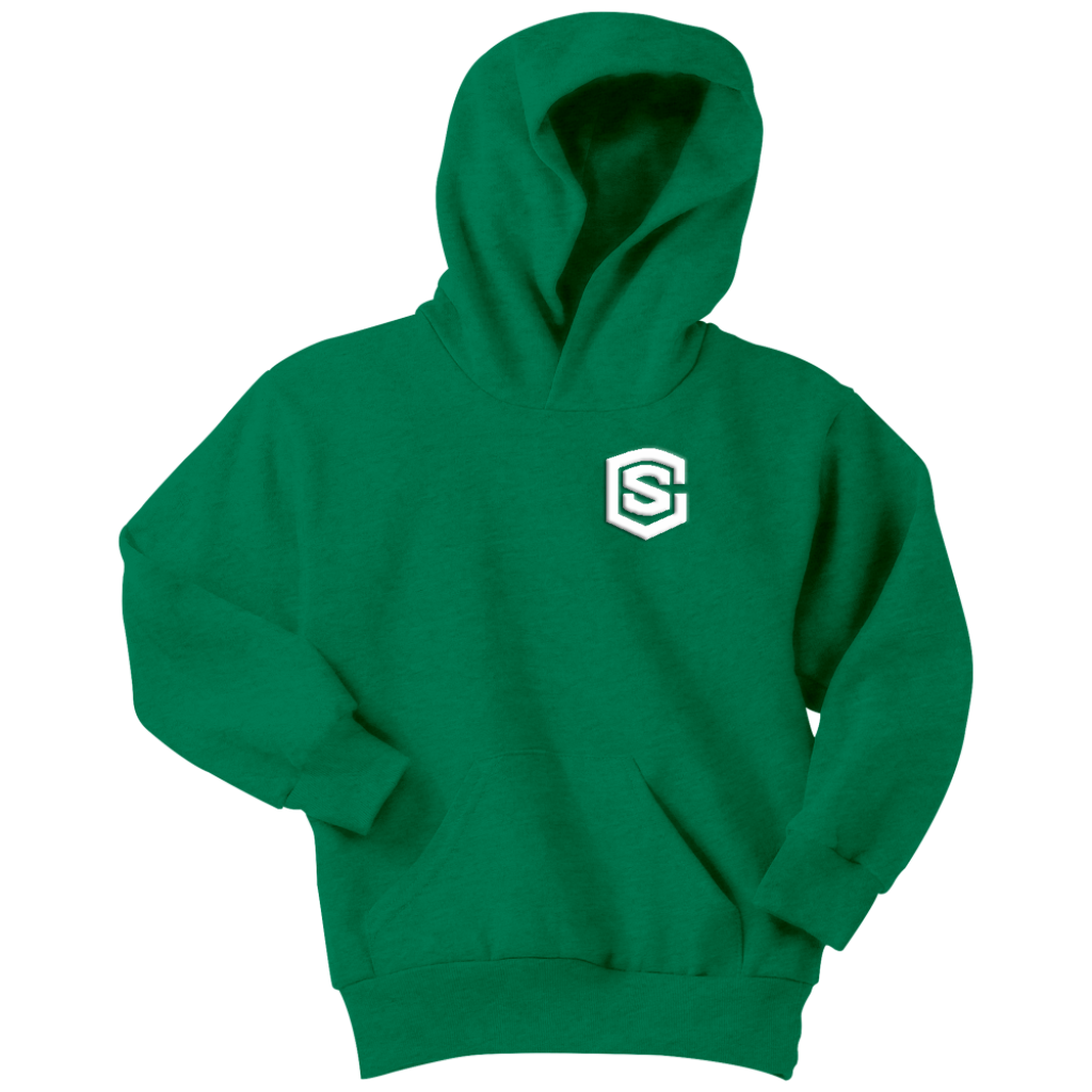 Youth Hoodie WITH WHITE LOGO