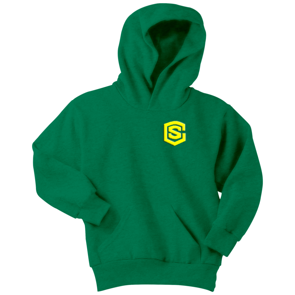 Youth Hoodie WITH YELLOW LOGO