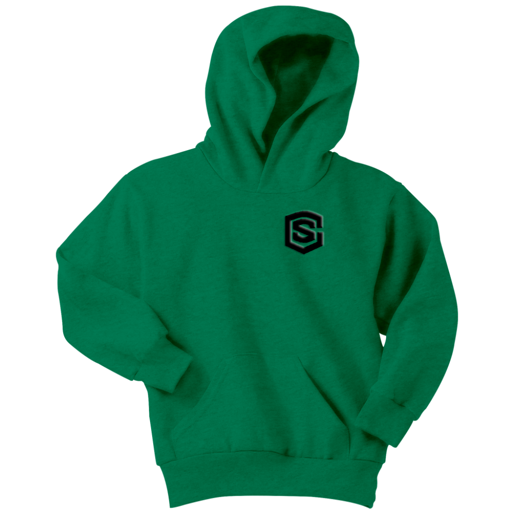 Youth Hoodie WITH BLACK LOGO