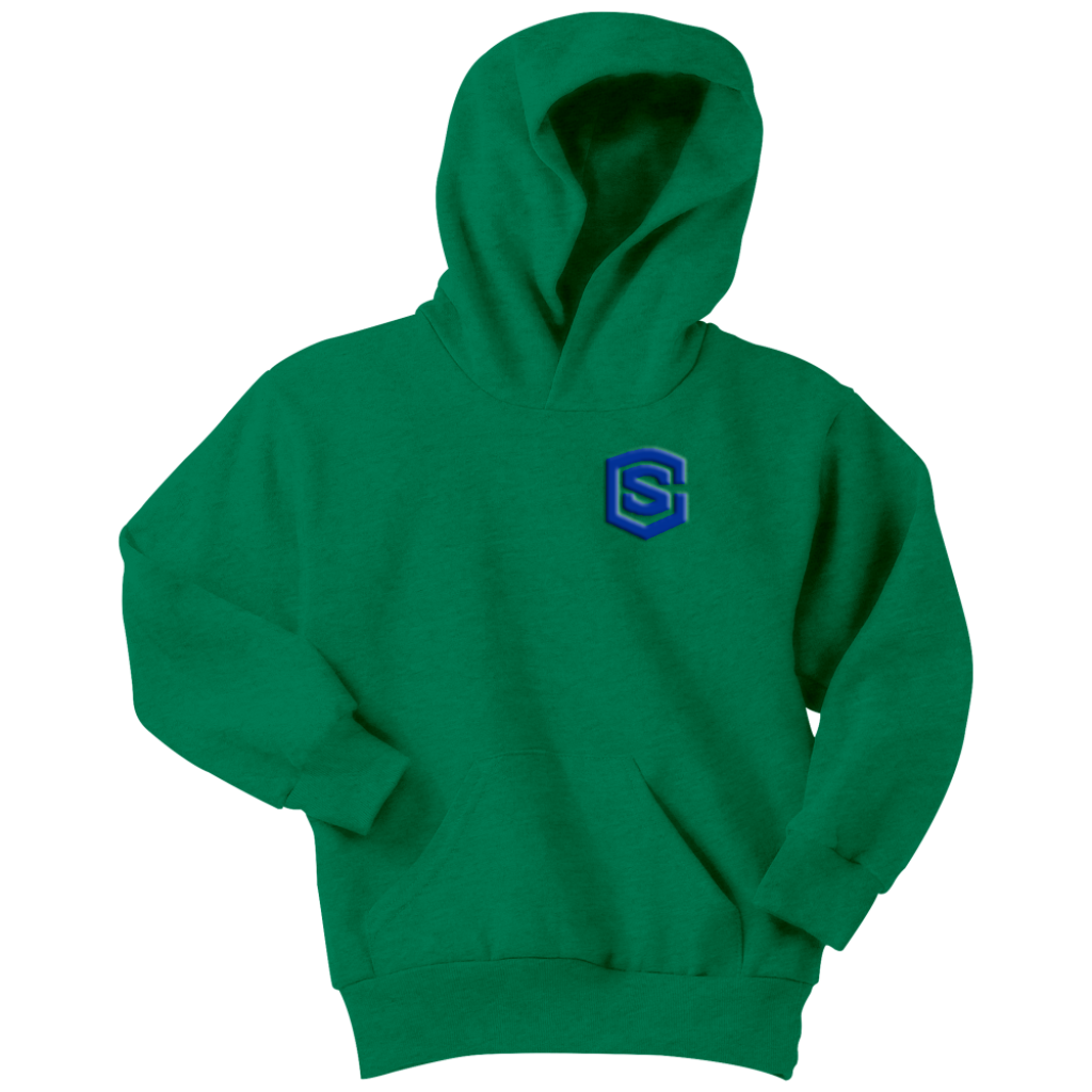 Youth Hoodie WITH BLUE LOGO
