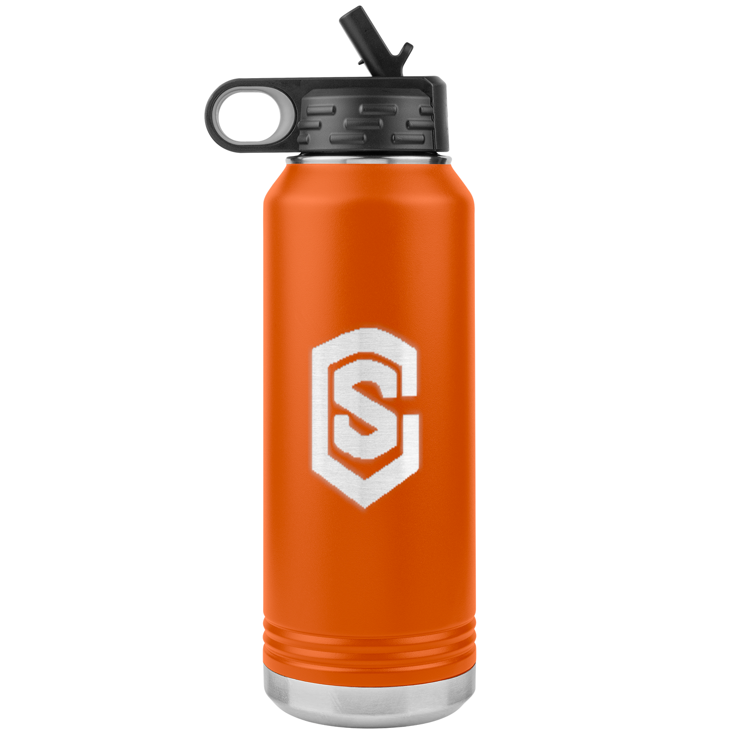 32oz Water Bottle Tumbler WITH BLUE LOGO