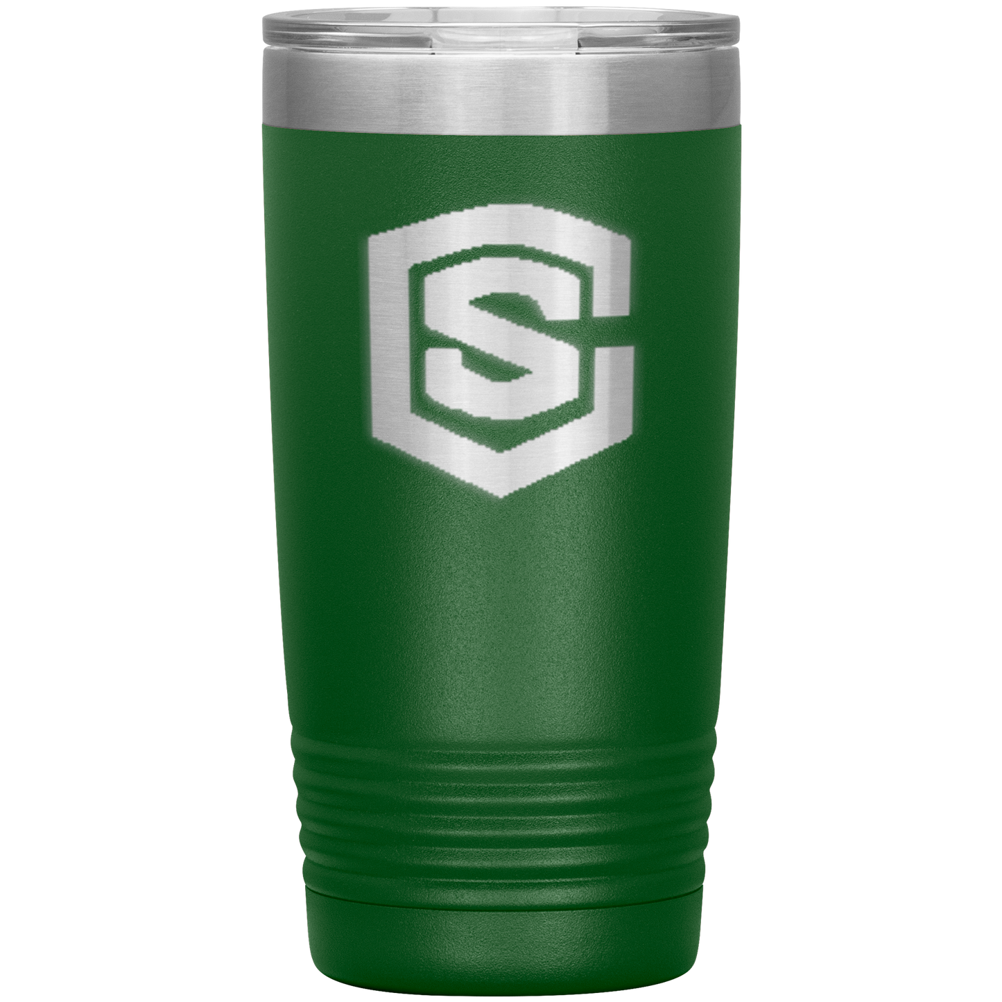 20oz Vacuum Tumbler Silver Logo