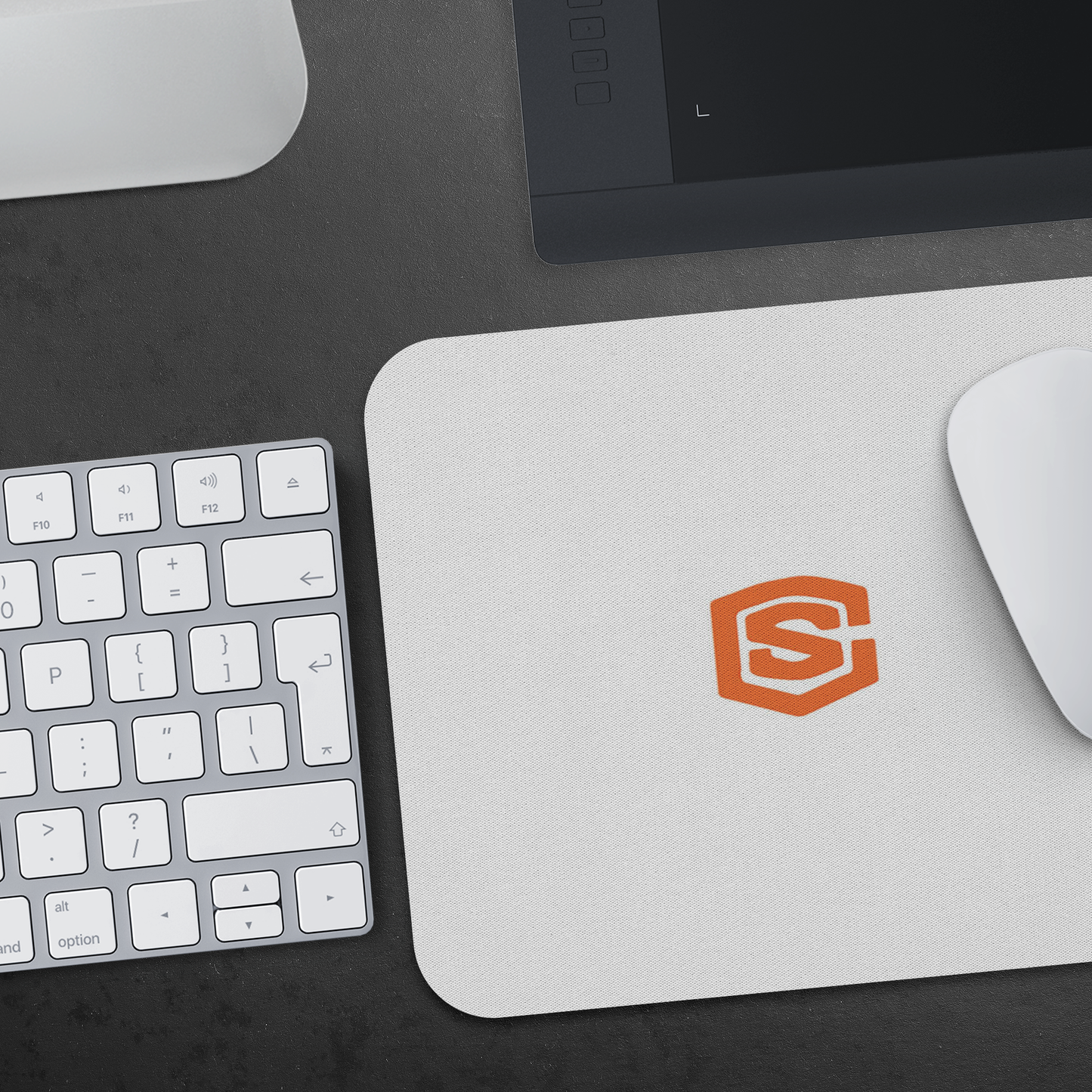 Personalized Mousepad WITH ORANGE LOGO
