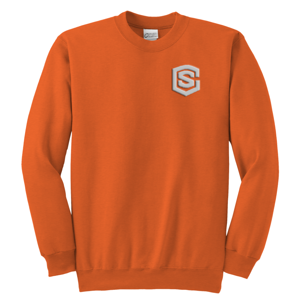 Youth Crewneck Sweatshirt WITH SILVER LOGO