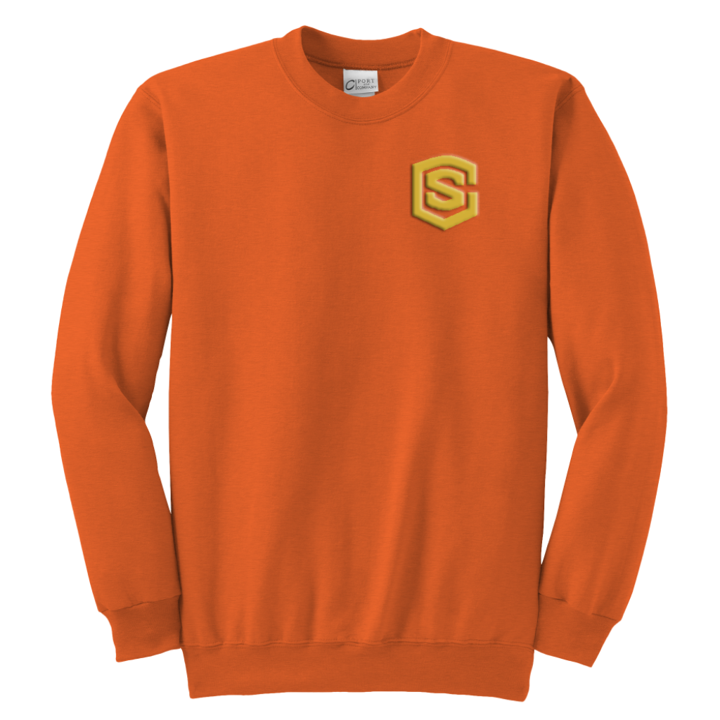 Youth Crewneck Sweatshirt WITH GOLD LOGO