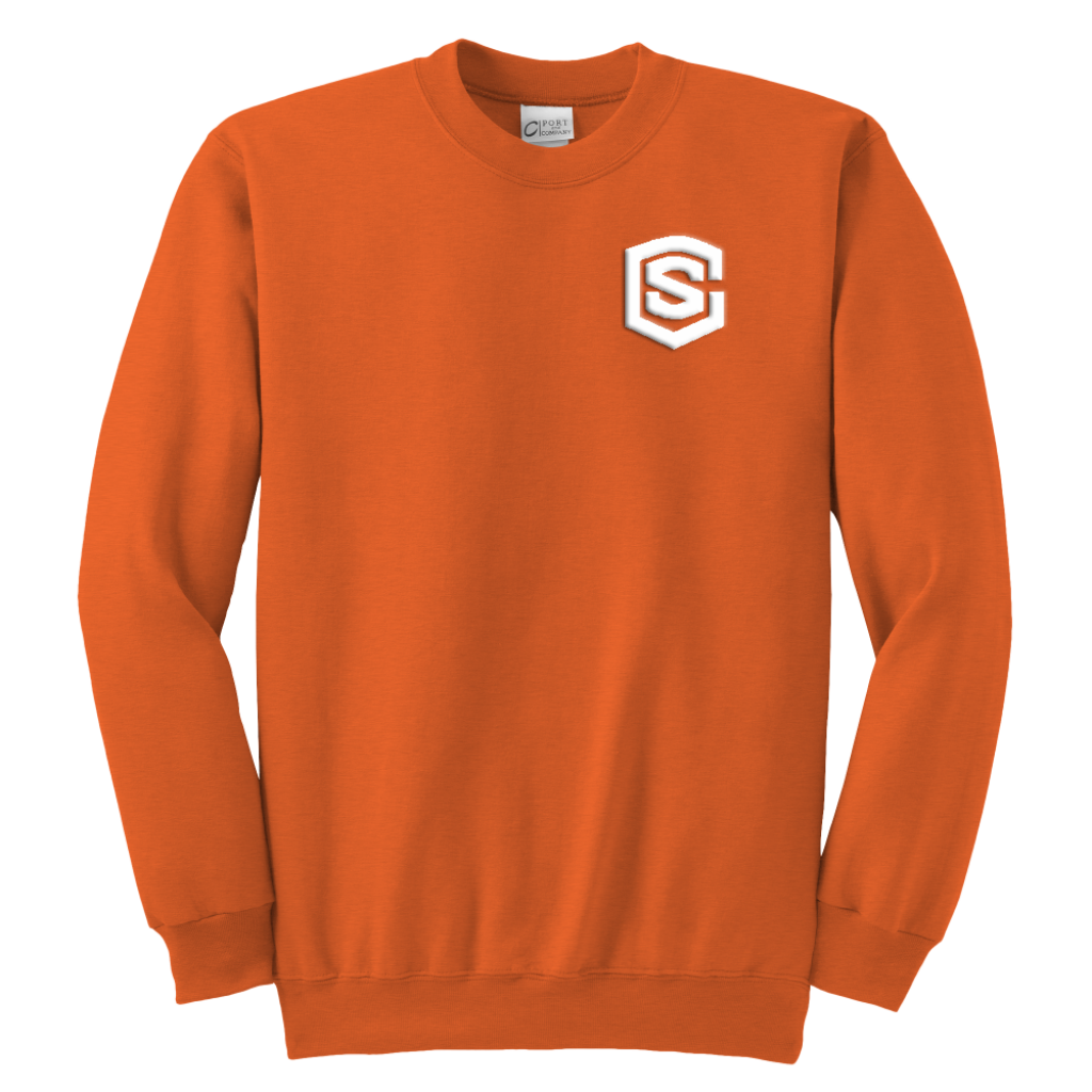 Youth Crewneck Sweatshirt WITH WHITE LOGO
