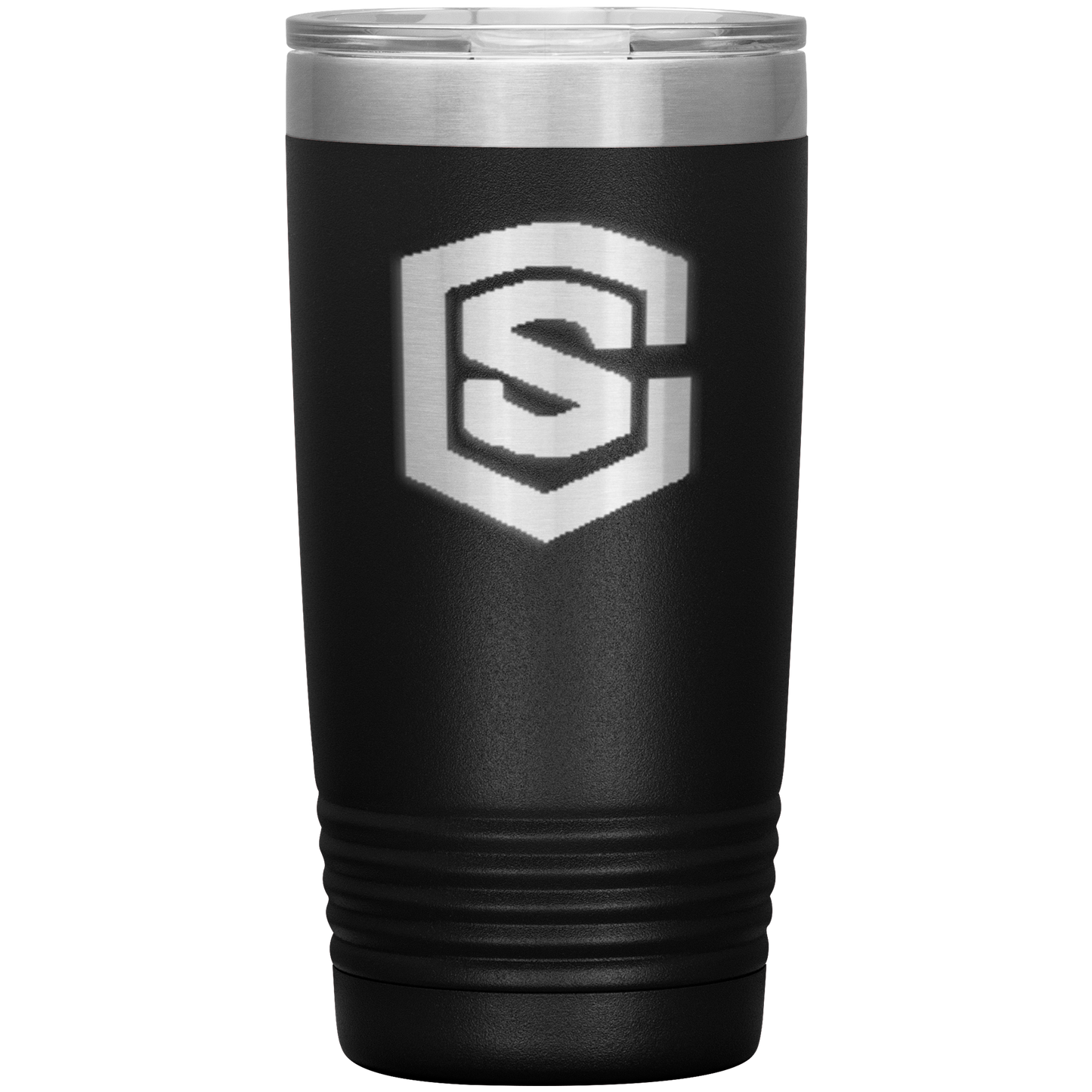 20oz Vacuum Tumbler Silver Logo