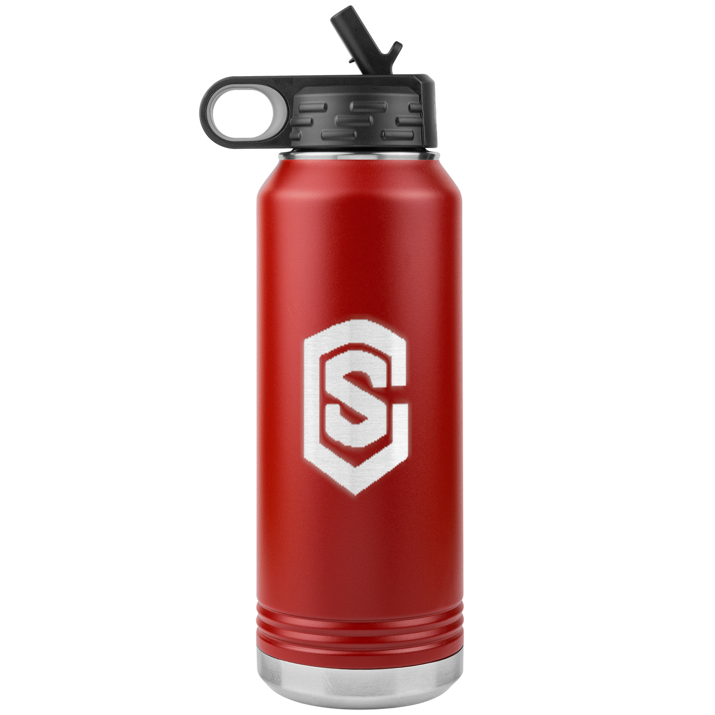 32oz Water Bottle Tumbler WITH BLUE LOGO