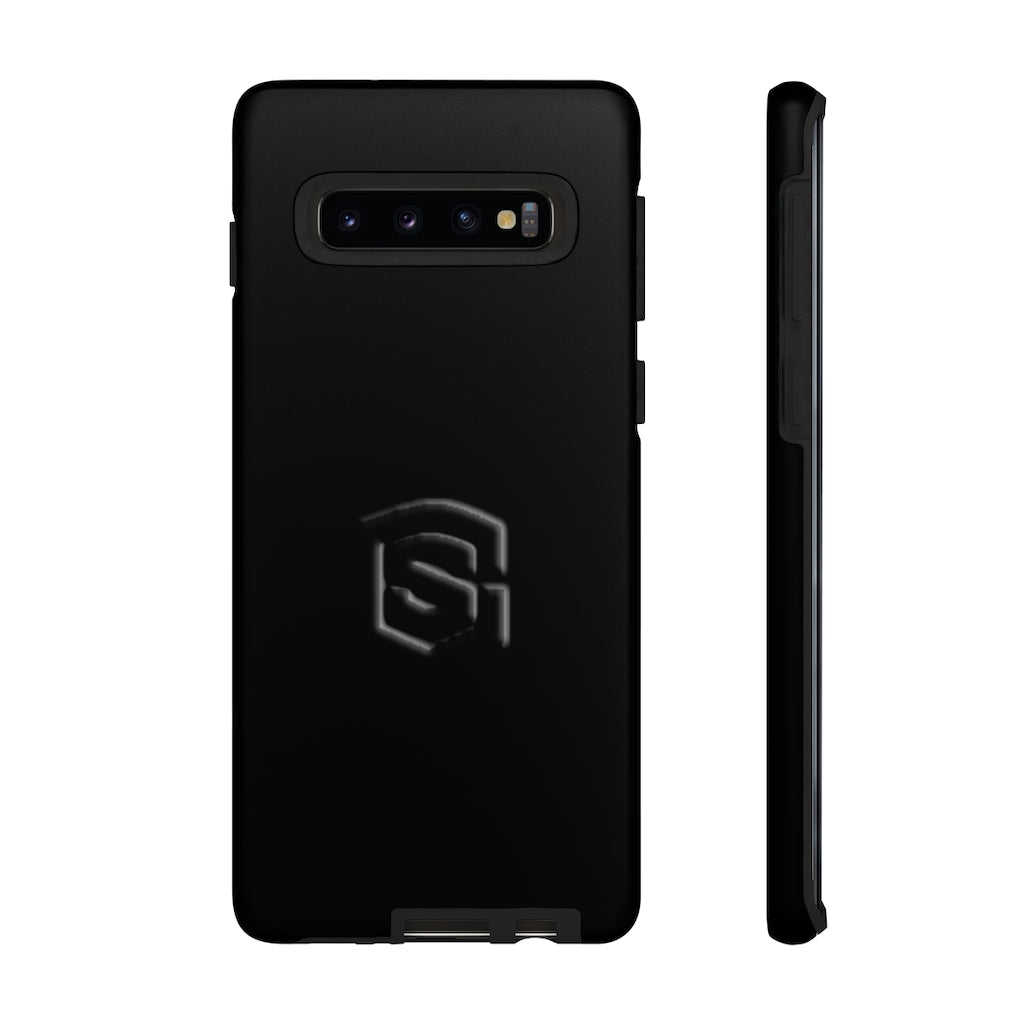 Black Tough Cases Black Logo