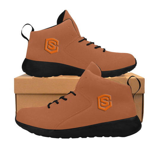 orange logo Men's Chukka Training Shoes (Model 57502)