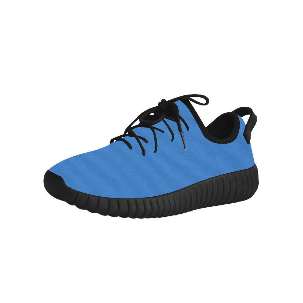 blue logo Grus Men's Breathable Woven Running Shoes (Model 022)