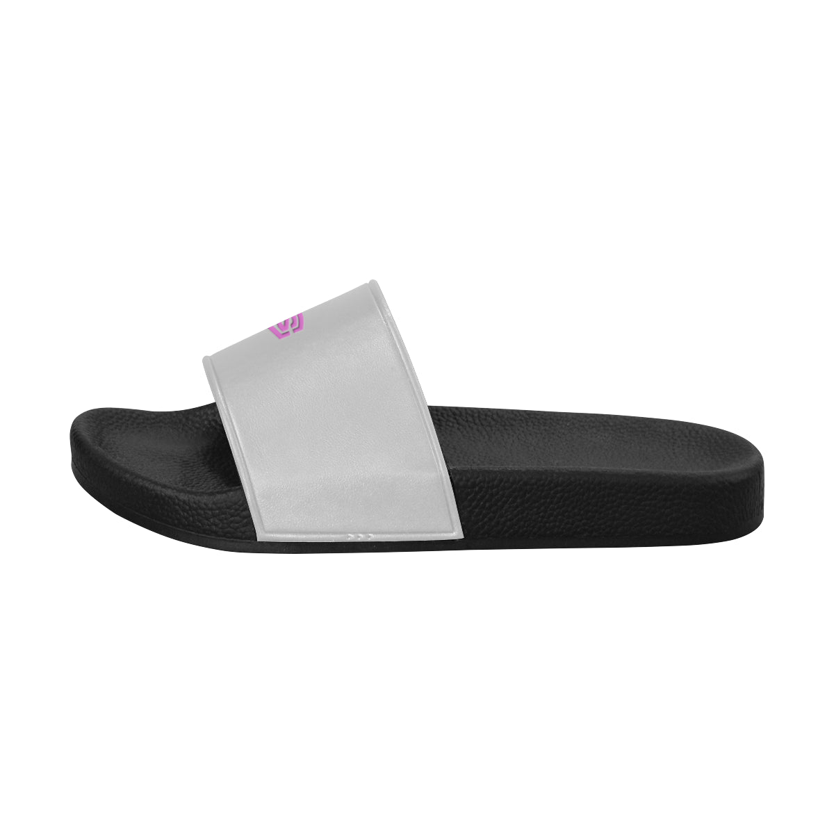 pink logo Women's Slide Sandals (Model 057)
