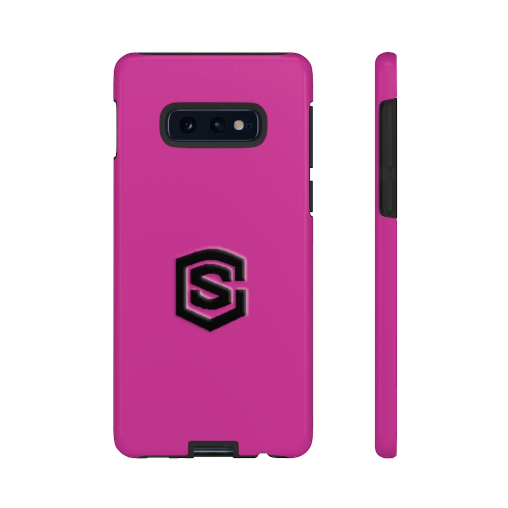 Purple Tough Cases Black Logo