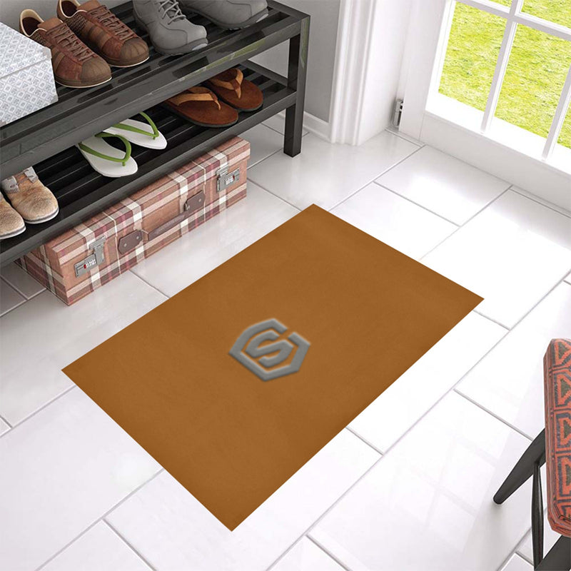 Brown Doormat 24" x 16" (Sponge Material) with Gray Logo Doormat 24" x 16" (Sponge Material)