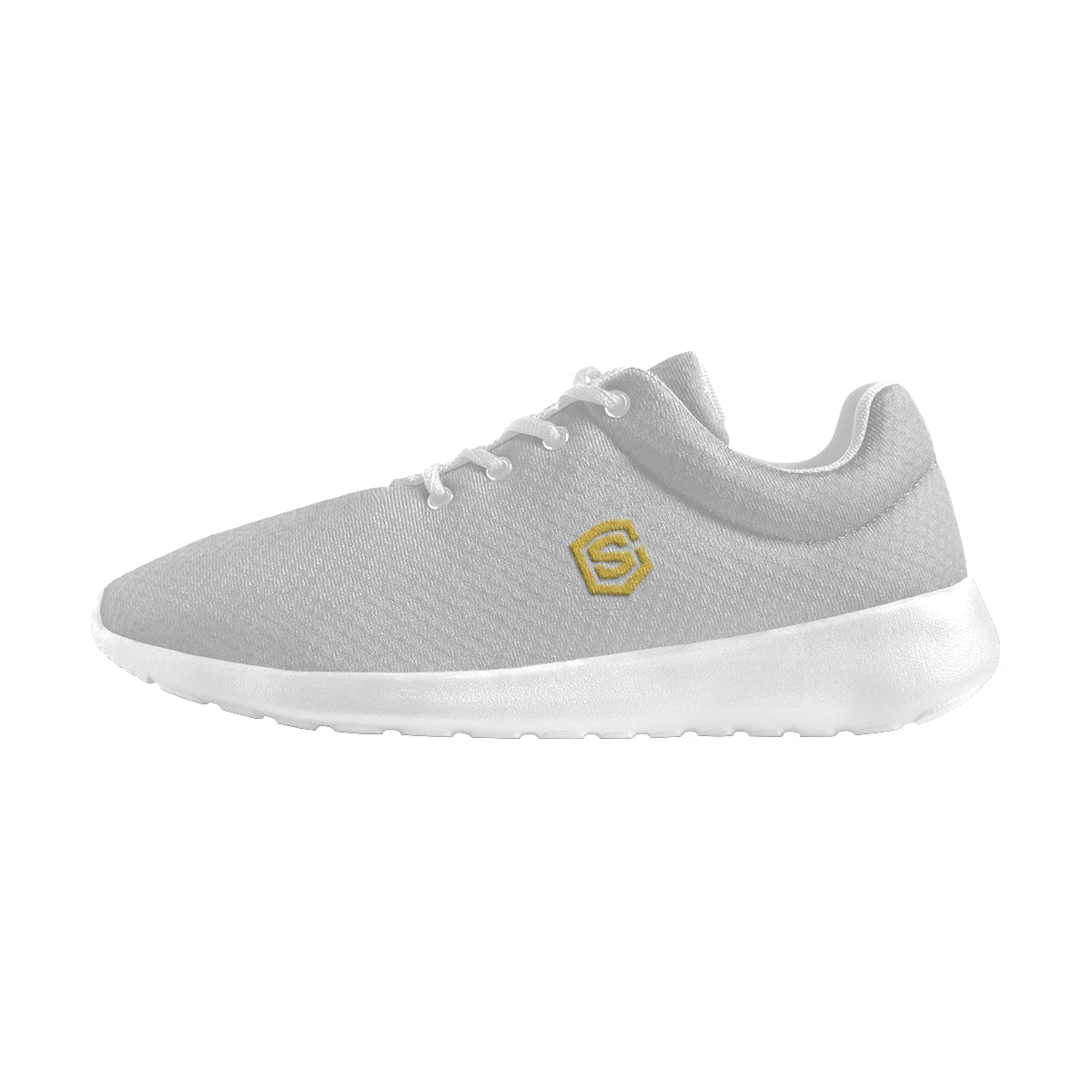 gold logo Women's Athletic Shoes (Model 0200)