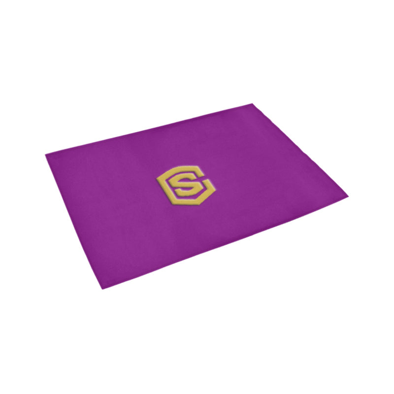 Purple Doormat 24" x 16" (Sponge Material) with Gold Logo Doormat 24" x 16" (Sponge Material)