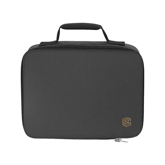 BLACK PROTABLE STORAGE BAG brown logo Portable Storage Bag (Model 1690)