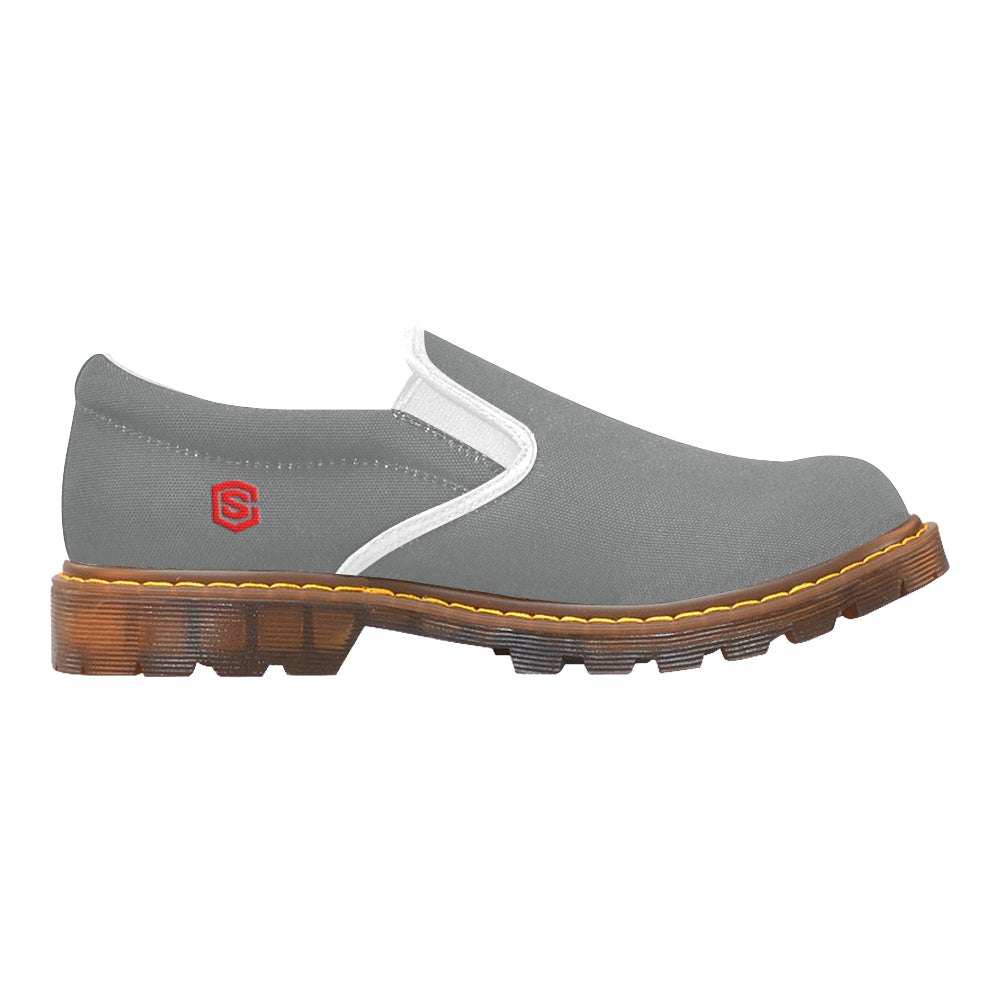 red logo Martin Women's Slip-On Loafer (Model 12031)